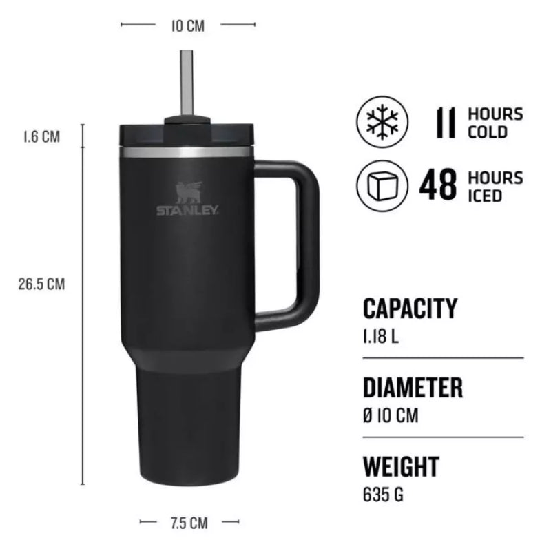 Quencher H20 1.18L + somina komplekts melns