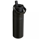 Termopudele ar salmiņu The IceFlow Bottle Flip Straw 2.0 0,71L melna 2.0