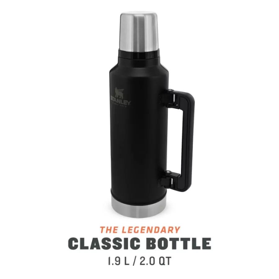 Termoss The Legendary Classic Bottle 1,9L matēti melns