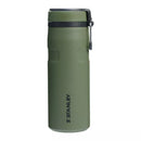 Termopudele The IceFlow Bottle Twist Flip 0,47L tumši zaļa