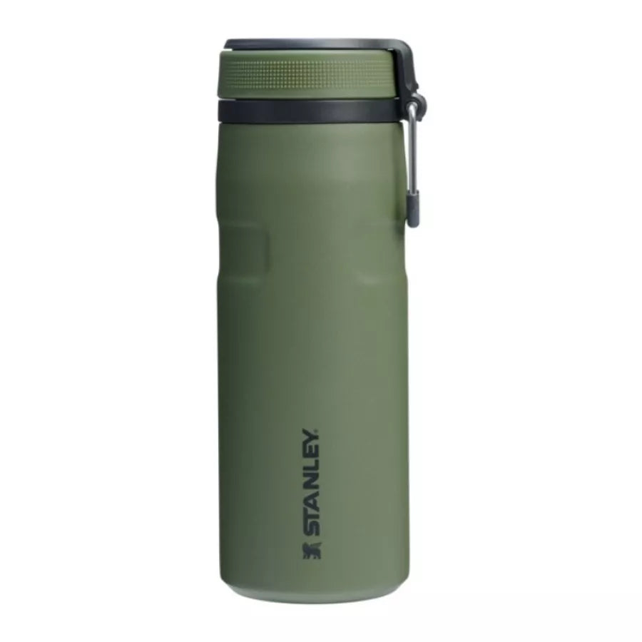 Termopudele The IceFlow Bottle Twist Flip 0,47L tumši zaļa