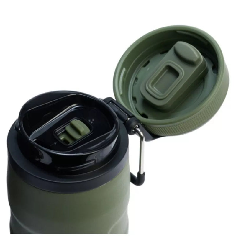 Termopudele The IceFlow Bottle Twist Flip 0,47L tumši zaļa
