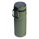 Termopudele The IceFlow Bottle Twist Flip 0,47L tumši zaļa