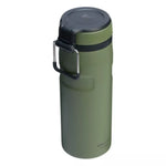 Termopudele The IceFlow Bottle Twist Flip 0,47L tumši zaļa