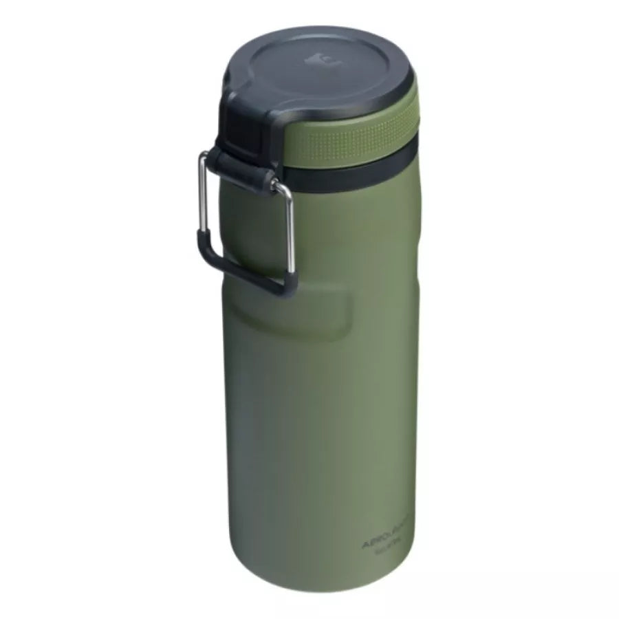 Termopudele The IceFlow Bottle Twist Flip 0,47L tumši zaļa