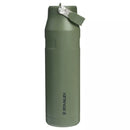 Termopudele ar salmiņu The IceFlow Bottle Flip Straw 2.0 1,06L tumši zaļa 2.0