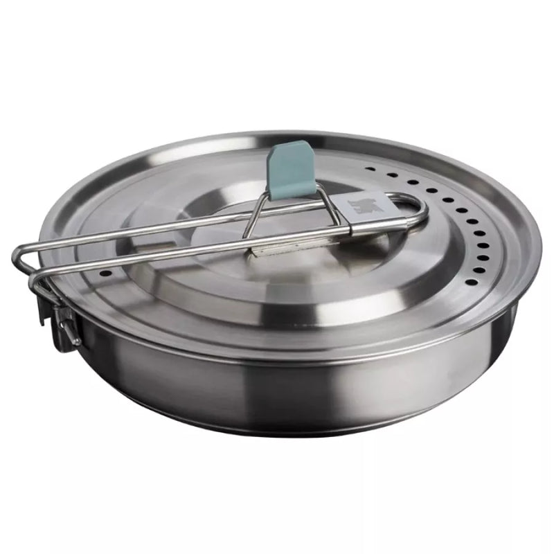 Ēdienu gatavošanas komplekts kempingā Wildfare Core Fry Pan Cookset 0,94L zilganpelēks/tumši pelēks
