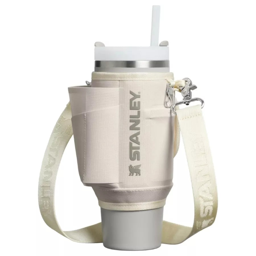 Pārnēsāšanas somiņa termokrūzei ar salmiņu The All-Day Quencher Carry-All 0,89L krēmkrāsā