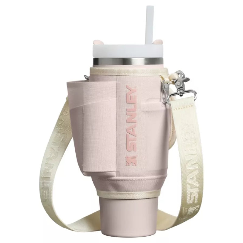 Pārnēsāšanas somiņa termokrūzei ar salmiņu The All-Day Quencher Carry-All 0,89L gaiši rozā