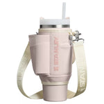 Pārnēsāšanas somiņa termokrūzei ar salmiņu The All-Day Quencher Carry-All 0,89L gaiši rozā