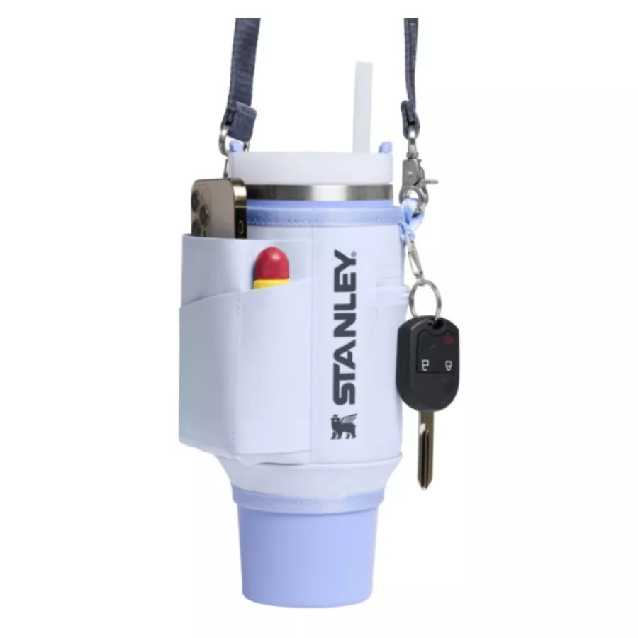 Pārnēsāšanas somiņa termokrūzei ar salmiņu The All-Day Quencher Carry-All 0,89L gaiši zila