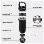 Termopudele The Activate Shaker 0,59L melna 2.0