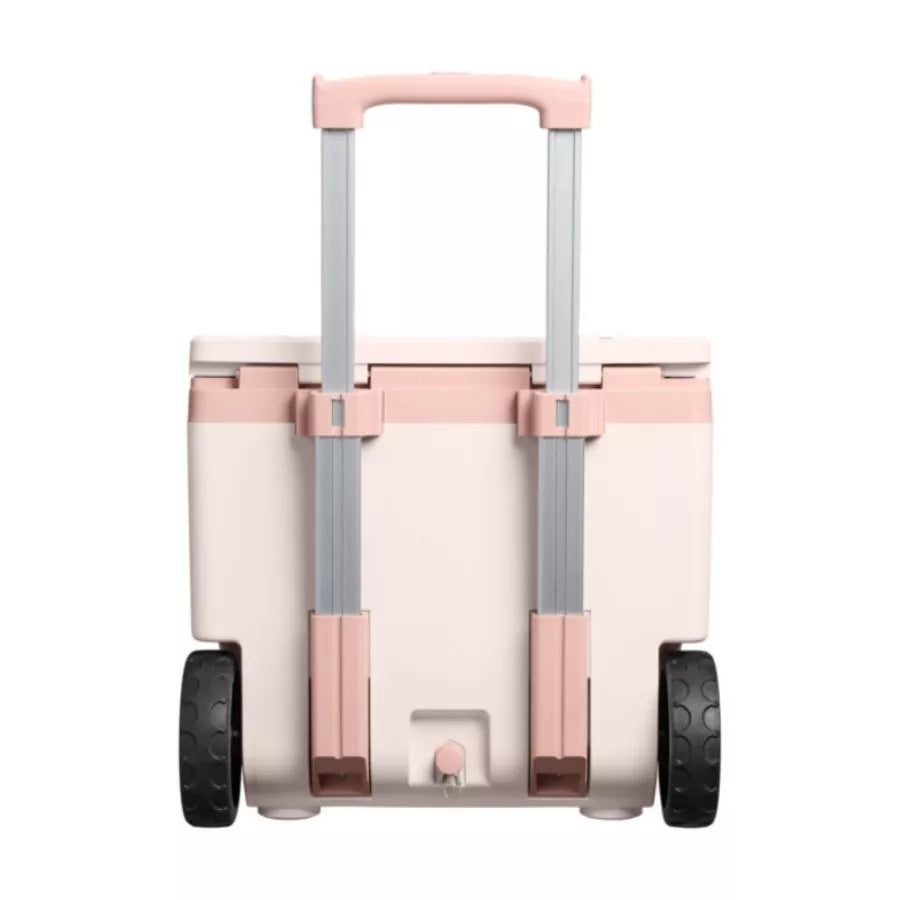 Aukstuma kaste ar riteņiem The Easy-Carry Outdoor Wheeled Cooler 47,3L gaiši rozā