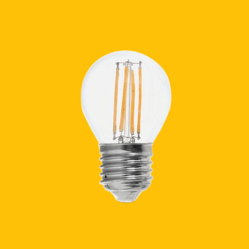 E27 6W(800Lm) LED hõõglamp, G45, IP20, V-TAC, soe valge valgus 2700K