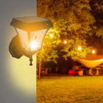 2W(110Lm) LED front luminaire with solar cell, IP65, mat black, 3IN1, V-TAC