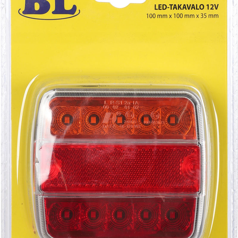 12V LED aizmugurējais lukturis piekabei, IP67, ar 4 funkcijām