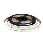 15W/m LED V-TAC SMART lentu komplekts RGB + 3in1, 5m, IP65, saderīgs ar Amazon Alexa un Google Home aplikācijām, aptumšojams