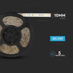 15W/m LED V-TAC SMART lentu komplekts RGB + 3in1, 5m, IP65, saderīgs ar Amazon Alexa un Google Home aplikācijām, aptumšojams