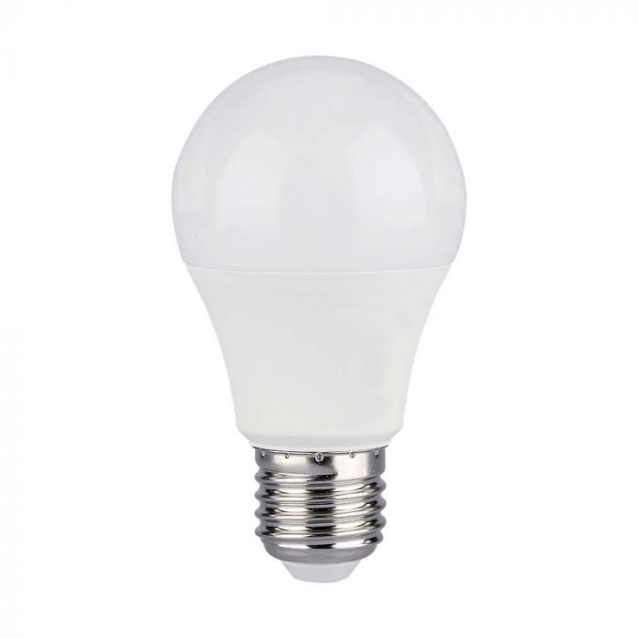 E27 8,5W(806Lm) LED SMART Glödlampa med fjärrkontroll, A60, V-TAC, IP20, dimbar, RGB+Neutralvit 4000K