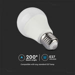 E27 8,5W(806Lm) LED SMART Glödlampa med fjärrkontroll, A60, V-TAC, IP20, dimbar, RGB+Neutralvit 4000K