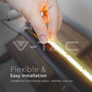 13 Вт/м 422 LED COB Tape Kit, V-TAC, 5 м, RGB, IP20, DC:24V (2880+3625+3272)