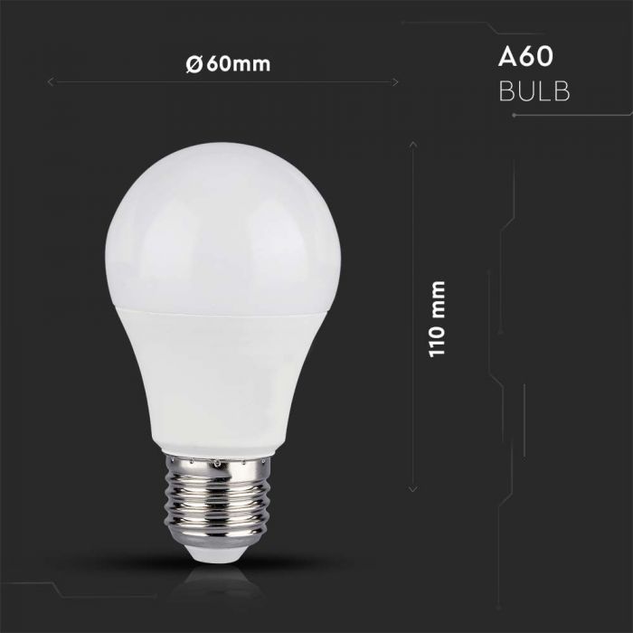 E27 8.5W(806Lm) LED SMART pirn, IP20, ühildub AMAZON ALEXA & GOOGLE HOME, RGB+2700K-6500K