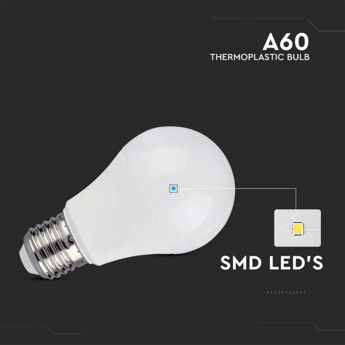 E27 8.5W(806Lm) LED SMART pirn, IP20, ühildub AMAZON ALEXA & GOOGLE HOME, RGB+2700K-6500K