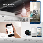 E27 8.5W(806Lm) LED SMART pirn, IP20, ühildub AMAZON ALEXA & GOOGLE HOME, RGB+2700K-6500K