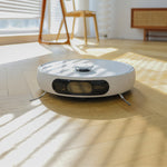 EZVIZ RS2 — робот-камера-пылесос, площадь уборки 300 м² на одной зарядке + влажная уборка с вращающимися щетками + голосовое управление