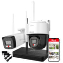 HiLook DS-J142I(STD)/IKS-2044BPH-PH/W - HiLook 4MP H.265 viena bullet + viena PTDome WiFi NVS komplekts