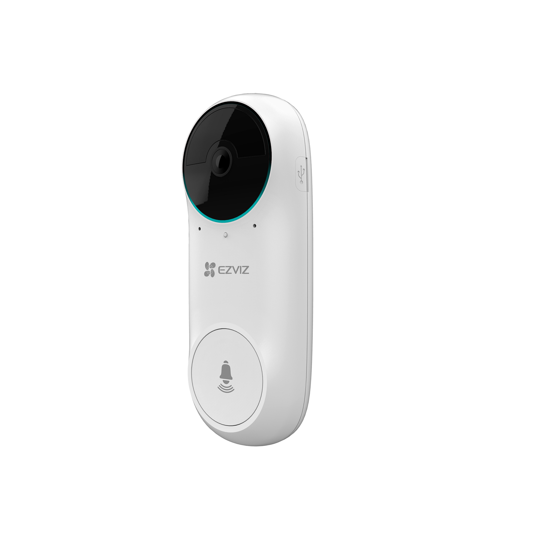 Video durvju zvanu komplekts Ezviz DB2C Kit ar zvanu Bezvadu FHD WiFi Balts