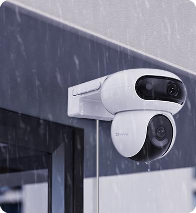 EZVIZ HB90/SP āra WiFi PT kamera (4MP+4MP) ar akumulatoru un 8W saules paneli