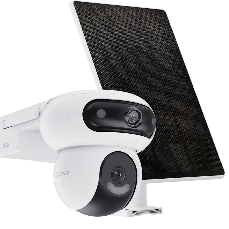 EZVIZ HB90/SP āra WiFi PT kamera (4MP+4MP) ar akumulatoru un 8W saules paneli