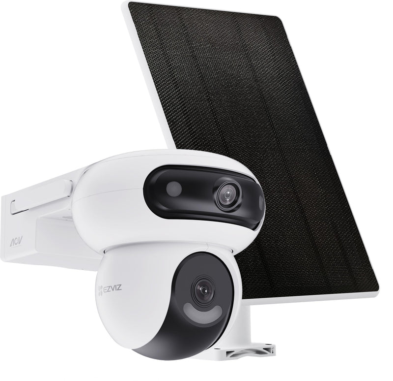 EZVIZ HB90/SP āra WiFi PT kamera (4MP+4MP) ar akumulatoru un 8W saules paneli