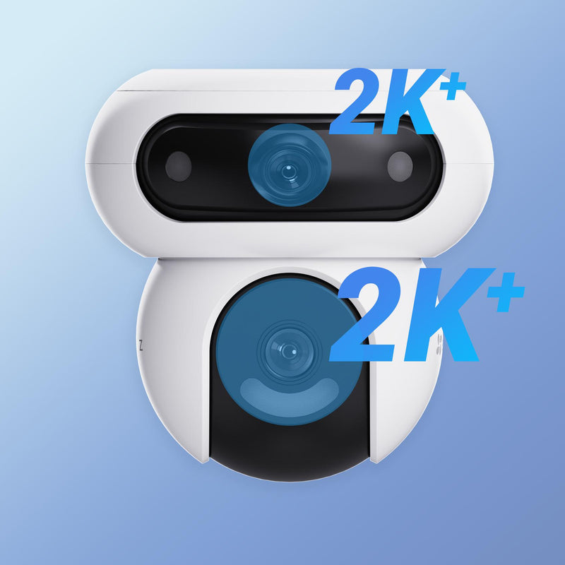 EZVIZ HB90/SP āra WiFi PT kamera (4MP+4MP) ar akumulatoru un 8W saules paneli