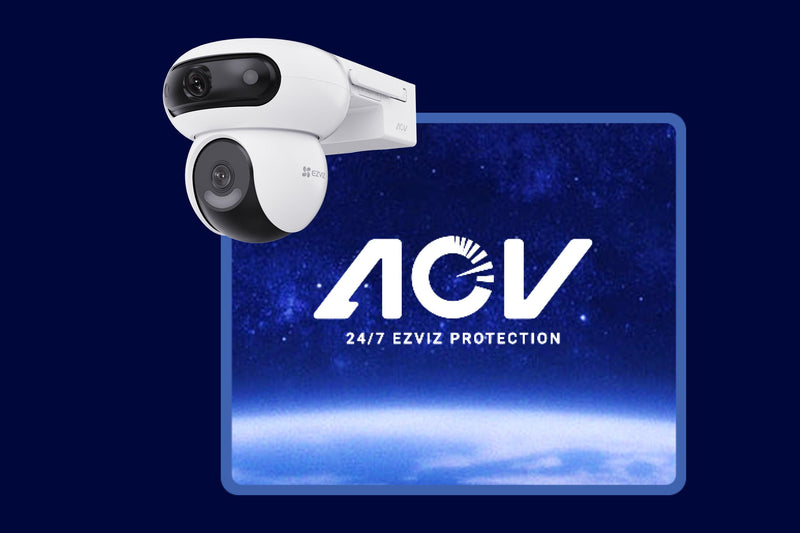 EZVIZ HB90/SP āra WiFi PT kamera (4MP+4MP) ar akumulatoru un 8W saules paneli