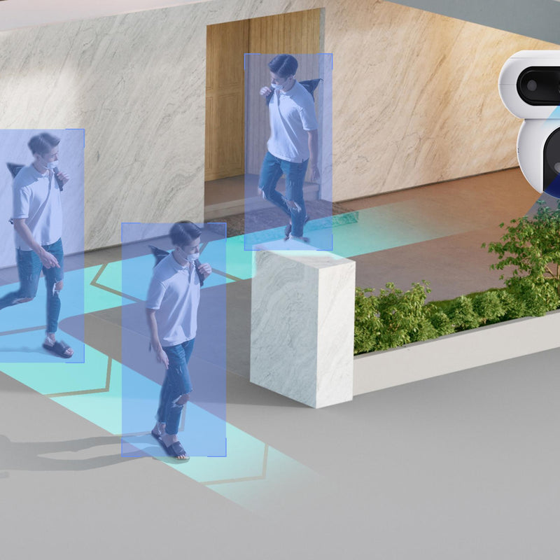 EZVIZ HB90/SP āra WiFi PT kamera (4MP+4MP) ar akumulatoru un 8W saules paneli