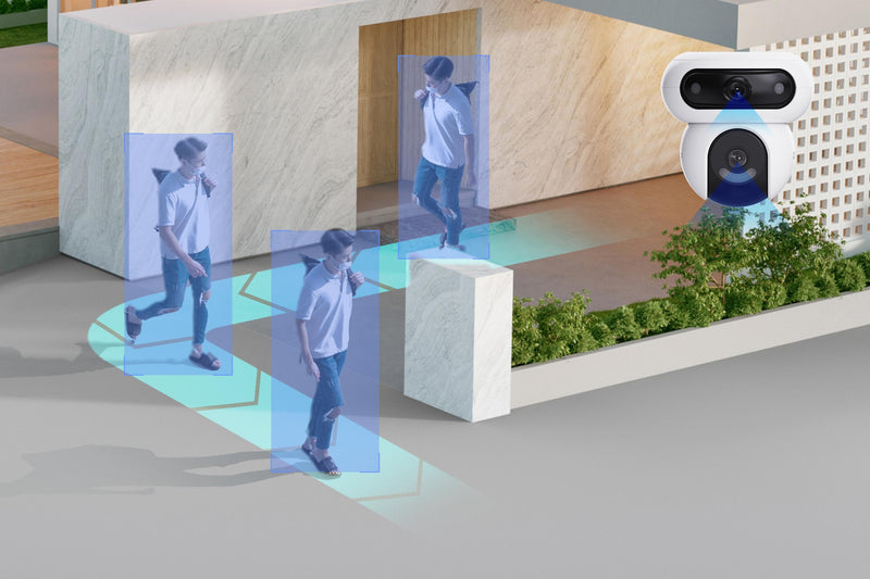 EZVIZ HB90/SP āra WiFi PT kamera (4MP+4MP) ar akumulatoru un 8W saules paneli