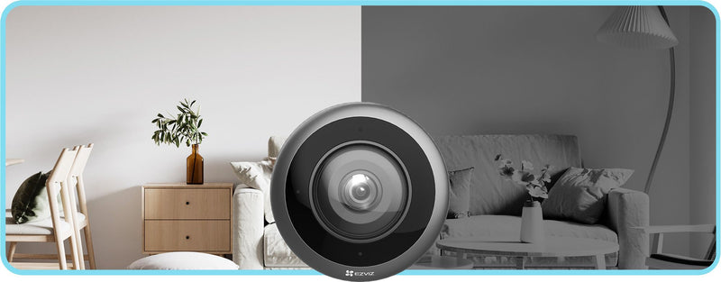 EZVIZ E4P Viedā Wi-Fi panorāmas "Zivs acs" kamera