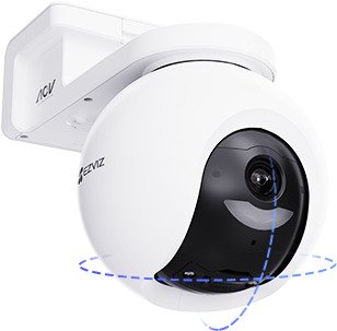 Wi-Fi PT kamera EZVIZ HB8 4K+ 8MP f4mm ar bateriju ārtelpu