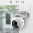 Wi-Fi PT kamera EZVIZ HB8 4K+ 8MP f4mm ar bateriju ārtelpu