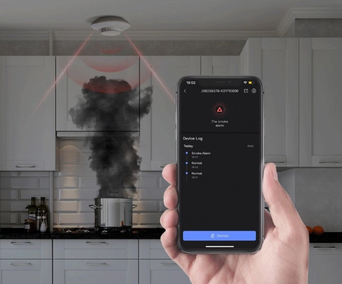Интеллектуальный датчик дыма EZVIZ