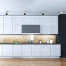 GU10 Plaster frame, round, grey/black, Ø80x200mm, V-TAC