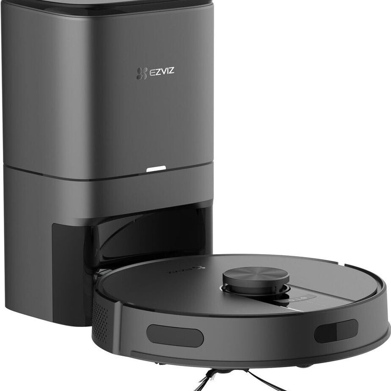 EZVIZ CS-RE4P-PBT2 robotizēts putekļsūcējs ar mazgāšanas funkciju un LiDAR navigāciju, melns