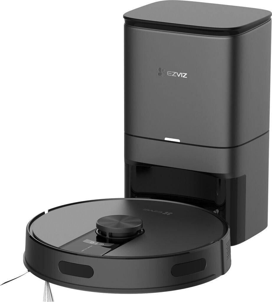 EZVIZ CS-RE4P-PBT2 robotizēts putekļsūcējs ar mazgāšanas funkciju un LiDAR navigāciju, melns