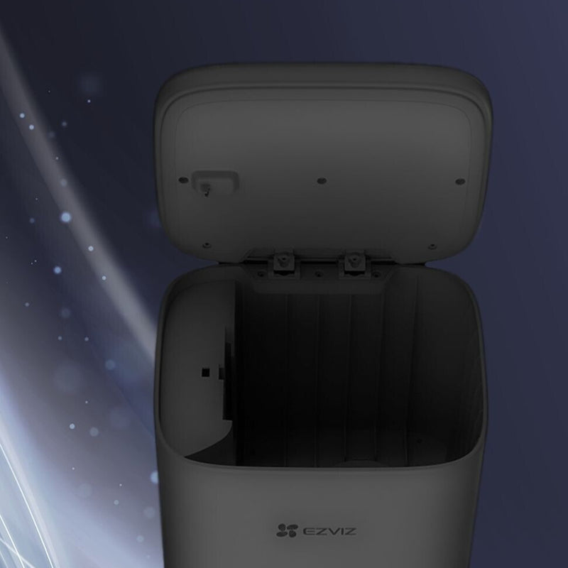 EZVIZ CS-RE4P-PBT2 robotizēts putekļsūcējs ar mazgāšanas funkciju un LiDAR navigāciju, melns