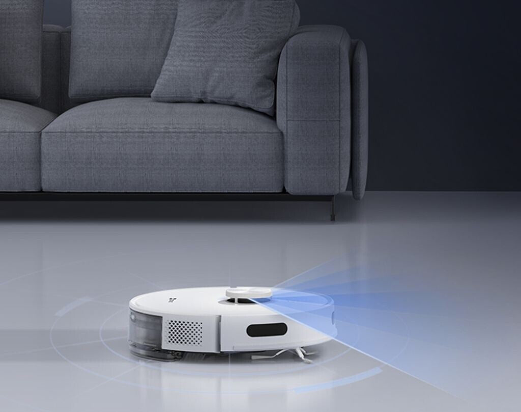 EZVIZ CS-RE4P-PBT2 robotizēts putekļsūcējs ar mazgāšanas funkciju un LiDAR navigāciju, melns