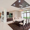 GU10 recessed frame/fixture, square, 85x85X32mm, recessed. Dimm. Ø75mm, white, V-TAC