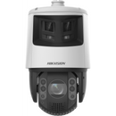 Hikvision DS-2SE7C425MWG-EB/26 TandemVu panorāmas PTZ IP kamera, 6 MP + 4 MP, 25× optiskā tālummaiņa, AcuSense, ColorVu, IR 200 m, IP66