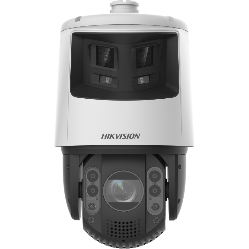 Hikvision DS-2SE7C425MWG-EB/26 TandemVu panorāmas PTZ IP kamera, 6 MP + 4 MP, 25× optiskā tālummaiņa, AcuSense, ColorVu, IR 200 m, IP66
